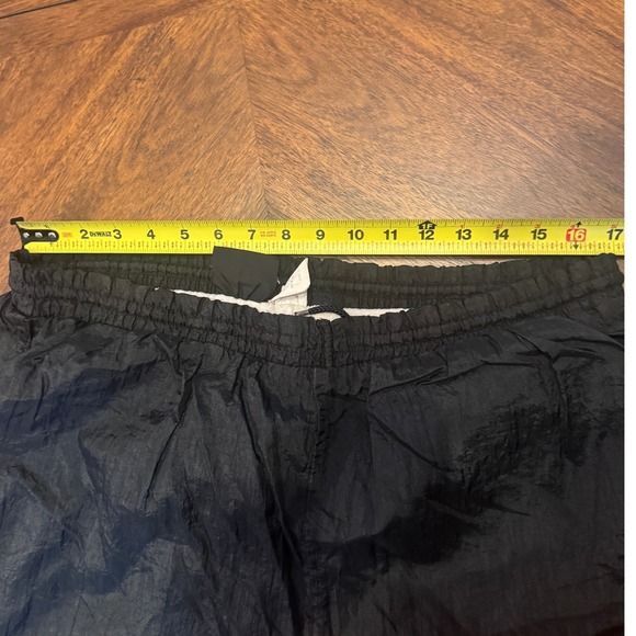 White Stag Sportswear Black Nylon Track Pants Joggers Zip Ankles Waist XL |J1 - Picture 7 of 7